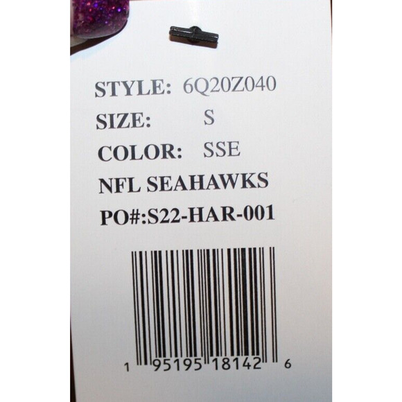 G-III Sports Womens Seattle Seahawks Athletic Sweatpants, Blue, Small - Picture 3 of 3